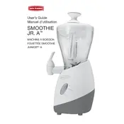 Back To Basics SJR400A Smoothie Maker manual cover