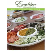 Excalibur 3948 Digital 9 Tray Dehydrator manual cover