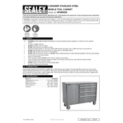 Sealey AP4804SS Cabinet manual cover