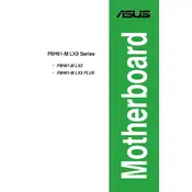 ASUS P8H61-M LX3 PLUS Motherboard manual cover