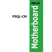 ASUS P5QL-CM Motherboard manual cover