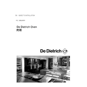 De Dietrich DOP1550XC Oven manual cover