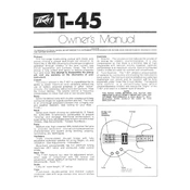 Peavey T-45 Guitar manual cover