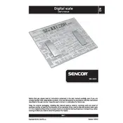 Sencor SBS 5005 Scale manual cover