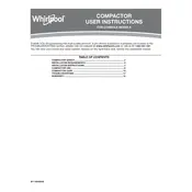 Whirlpool GC900QPPB Compactor manual cover