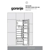 Gorenje RBI4121E1UK Refrigerator manual cover