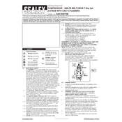 Sealey SAC55075B Compressor manual cover