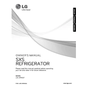 LG LSC21943ST Refrigerator manual cover