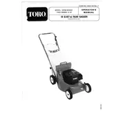 Toro 18-inch 20788 Mower manual cover