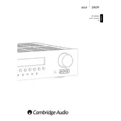 Cambridge Audio Azur 340R Receiver manual cover