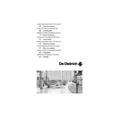 De Dietrich DTE714B Hob manual cover