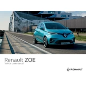 Renault ZOE Car manual cover