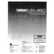 Yamaha MX-460 Amplifier manual cover