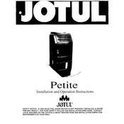 Jotul Petite Stove manual cover