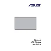 ASUS SE424-Y LCD Display manual cover