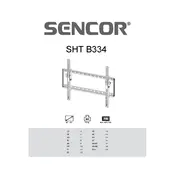 Sencor SHT B334 Mount manual cover