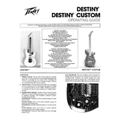 Peavey Destiny Guitar manual cover