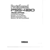 Yamaha PSS-480 Keyboard manual cover