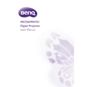 BenQ MW721 manual cover