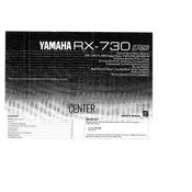 Yamaha RX-730 Receiver manual cover