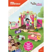 Mega Bloks Mattel WellieWishers Garden Theater FFC48 Construction Set manual cover