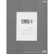 Yamaha EMQ-1 Recorder manual cover