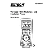 Flir Extech MG302 Tester manual cover