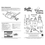 Barbie Mattel Princess Palace B4769 Toy manual cover