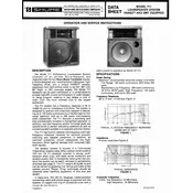 Shure 711 Speaker manual cover