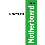 ASUS M3N78-CM Motherboard manual cover