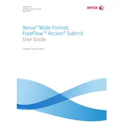 Xerox Wide Format FreeFlow Accxes Submit Ver.2.0 Software manual cover