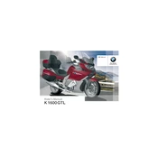 BMW K 1600 GTL 2013 Motorcycle manual cover