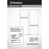 Westinghouse WBB3400AH Fridge manual cover