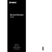 Yamaha Avantgrand N2 Piano manual cover