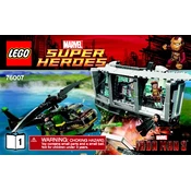 LEGO Iron Man 76007-2 Construction Set manual cover