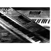 Roland EM-25 manual cover