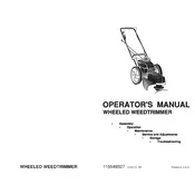 Husqvarna Wheeled Weed Trimmer Lawn Mower manual cover