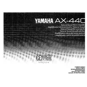 Yamaha AX-440 Amplifier manual cover