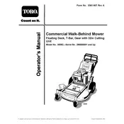 Toro 32-inch 30092 Mower manual cover