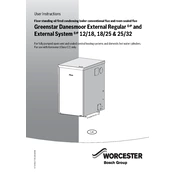 Worcester External System 12/18 2014 Boiler manual cover