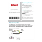 Simrad SteadySteer Autopilot System manual cover