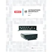 Simrad AIS Class A MX535B Transponder manual cover