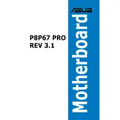 ASUS P8P67 PRO (REV 3.1) Motherboard manual cover