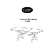 Crosley CF2006 Table manual cover