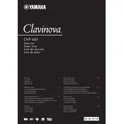 Yamaha Clavinova CVP-601 Piano manual cover