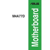 ASUS M4A77D Motherboard manual cover