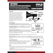 Pyle PMP78RBIN Megaphone manual cover