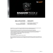 be quiet! Shadow Rock 2 Cooler manual cover