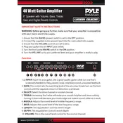 Pyle PGTAMPL150 Amplifier manual cover