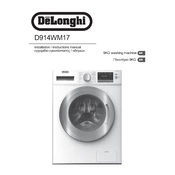 DeLonghi D914WM17 manual cover